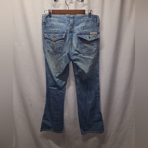 Calvin Klein jeans embroidered flap back pocket size 8 - Picture 4 of 6